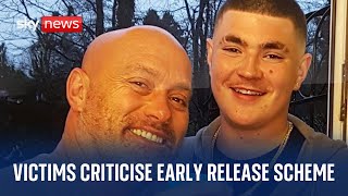 Family of stabbing victim 'angry' over government plan to release some prisoners early