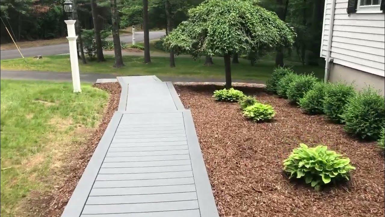 Front Walkway Trex Deck Remodel Part 8 Completed YouTube