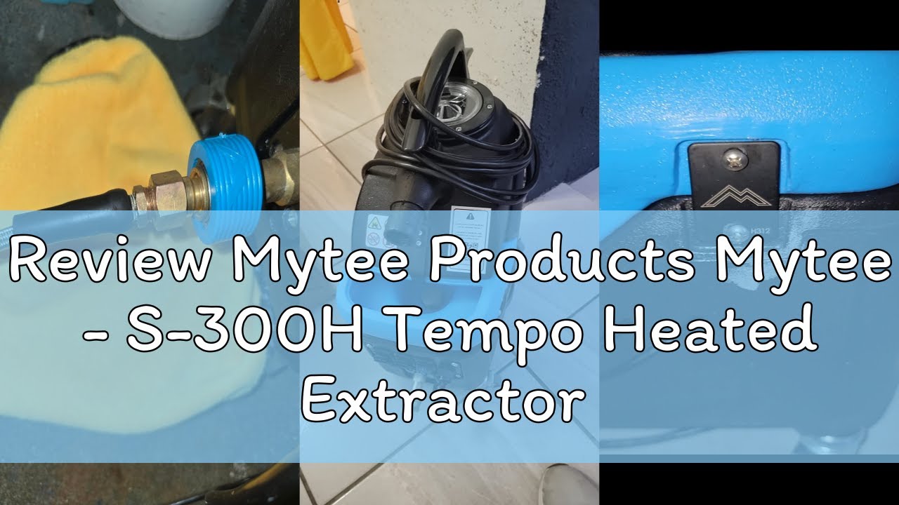 Review Mytee Products Mytee - S-300H Tempo Heated Extractor is a sub-compact machine, but a full-siz