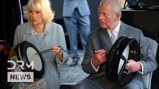 WATCH: King Charles and Queen Camilla Play Drums and Sample Whiskey in Northern Ireland | AC1G