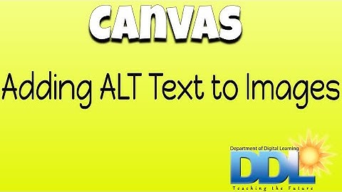 Adding Alt Text to Images in Canvas