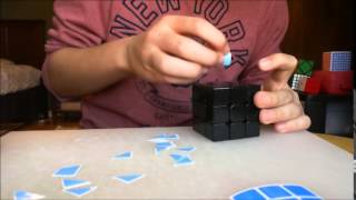 Blue Stripe Cube Build Video