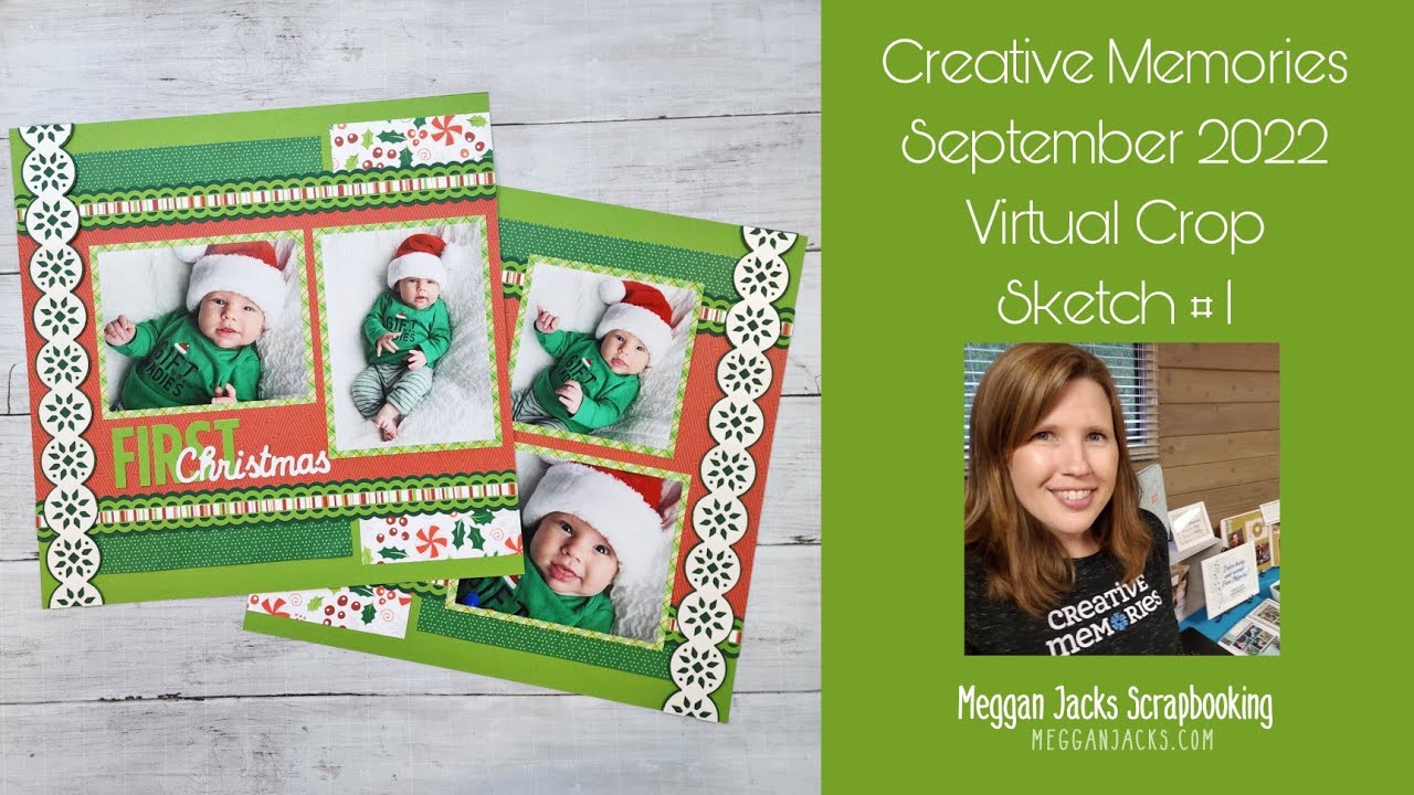 Creative Memories September 2022 Virtual Crop Sketch #1