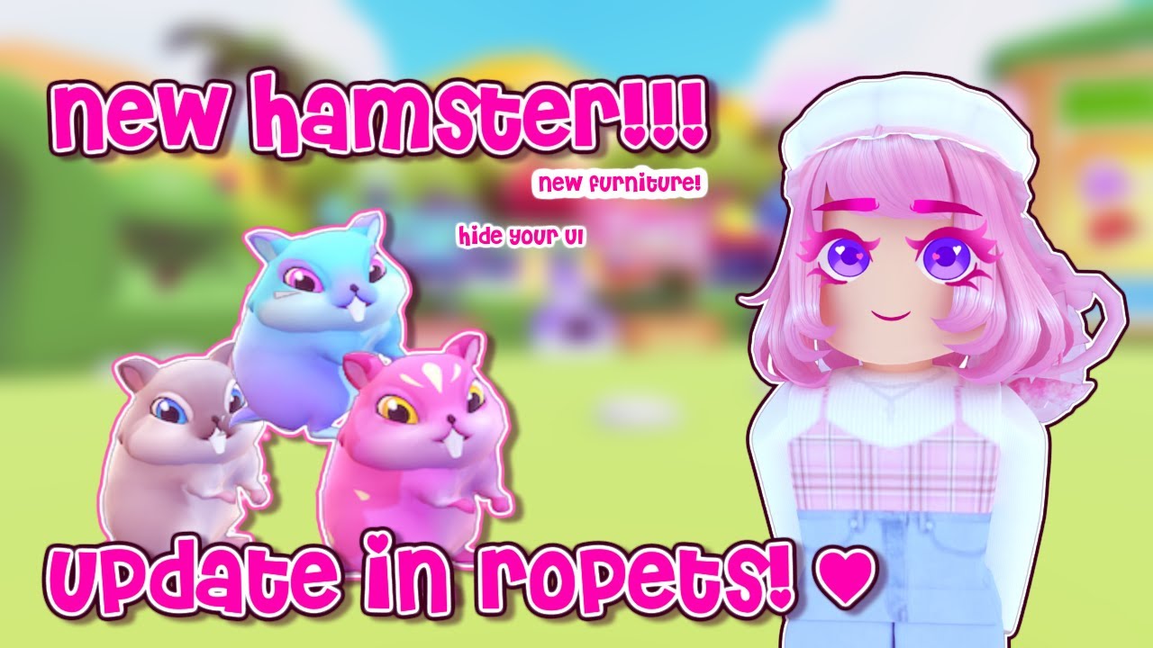 *NEW* Hamster!! 🐹🐾 furniture interactions!! 🙌🏻👀- Ropets