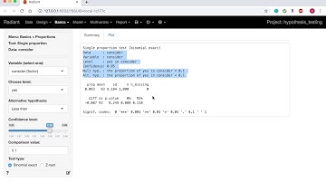 Radiant Tutorial Series: Hypothesis Testing Video 2