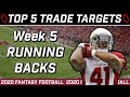 Week 5 Running Back Trade Targets || Should You Trade For Kenyan Drake? || Fantasy Football Advice