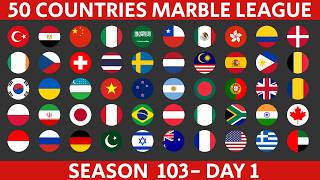 50 Countries Marble Race League Season 103 Day 110 Marble Race In Algodoo