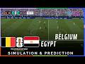 ✅ Belgium vs Egypt | 2026 World Cup | Realistic Prediction and Recreation (Gameplay)