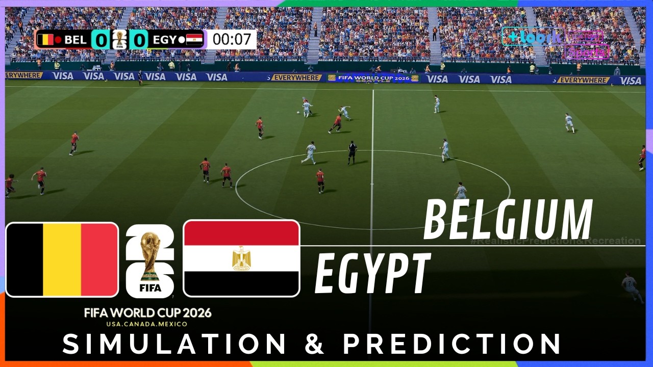 ✅ Belgium vs Egypt | 2026 World Cup | Realistic Prediction and Recreation (Gameplay)