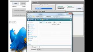 Auto Follow Script for Twitter - Account Setup