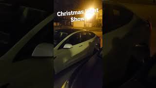 Tesla Christmas Light Show! #shorts