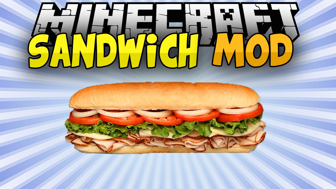 Minecraft Mods || SANDWICH MOD!!! || Mod Showcase [1.7.10] - YouTube