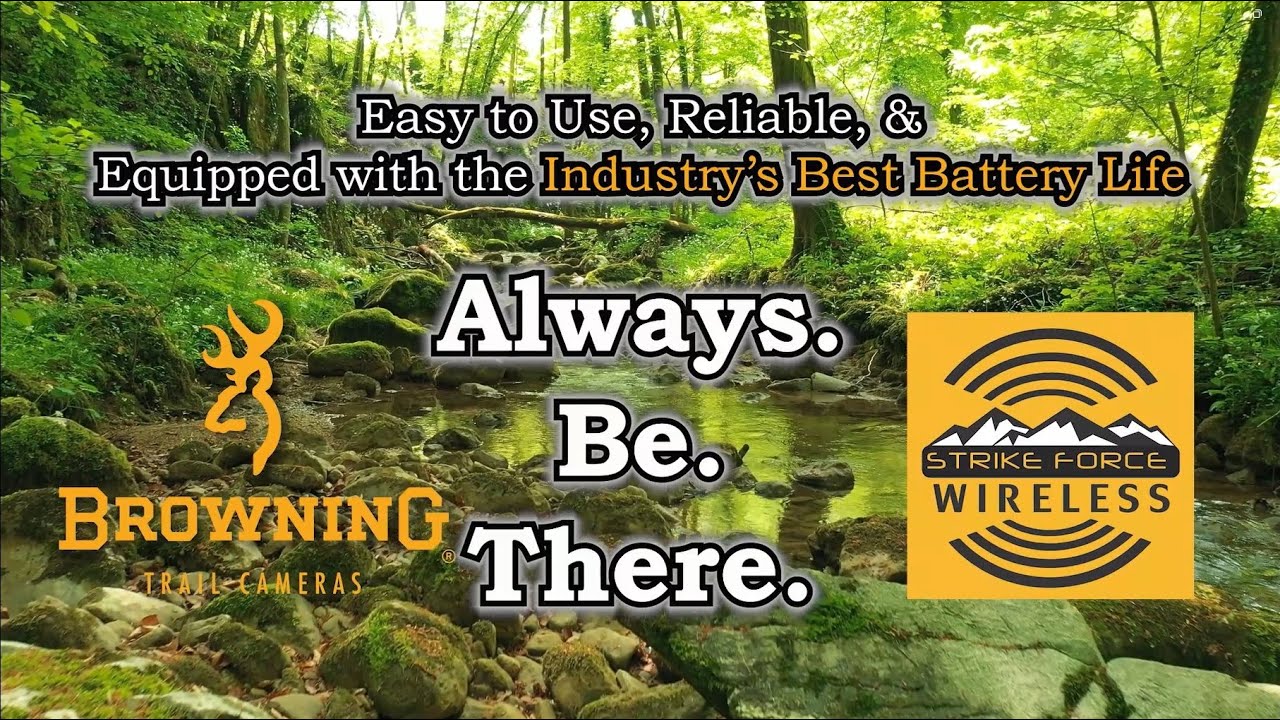 Always Be There with Browning Cellular Trail Cameras and the Strike
