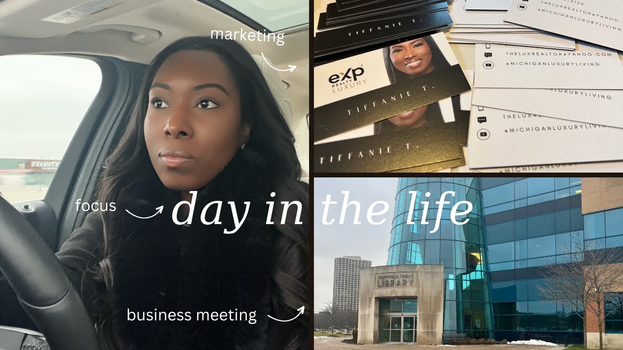 DAY IN THE LIFE OF A REAL ESTATE AGENT | New Marketing Materials ...