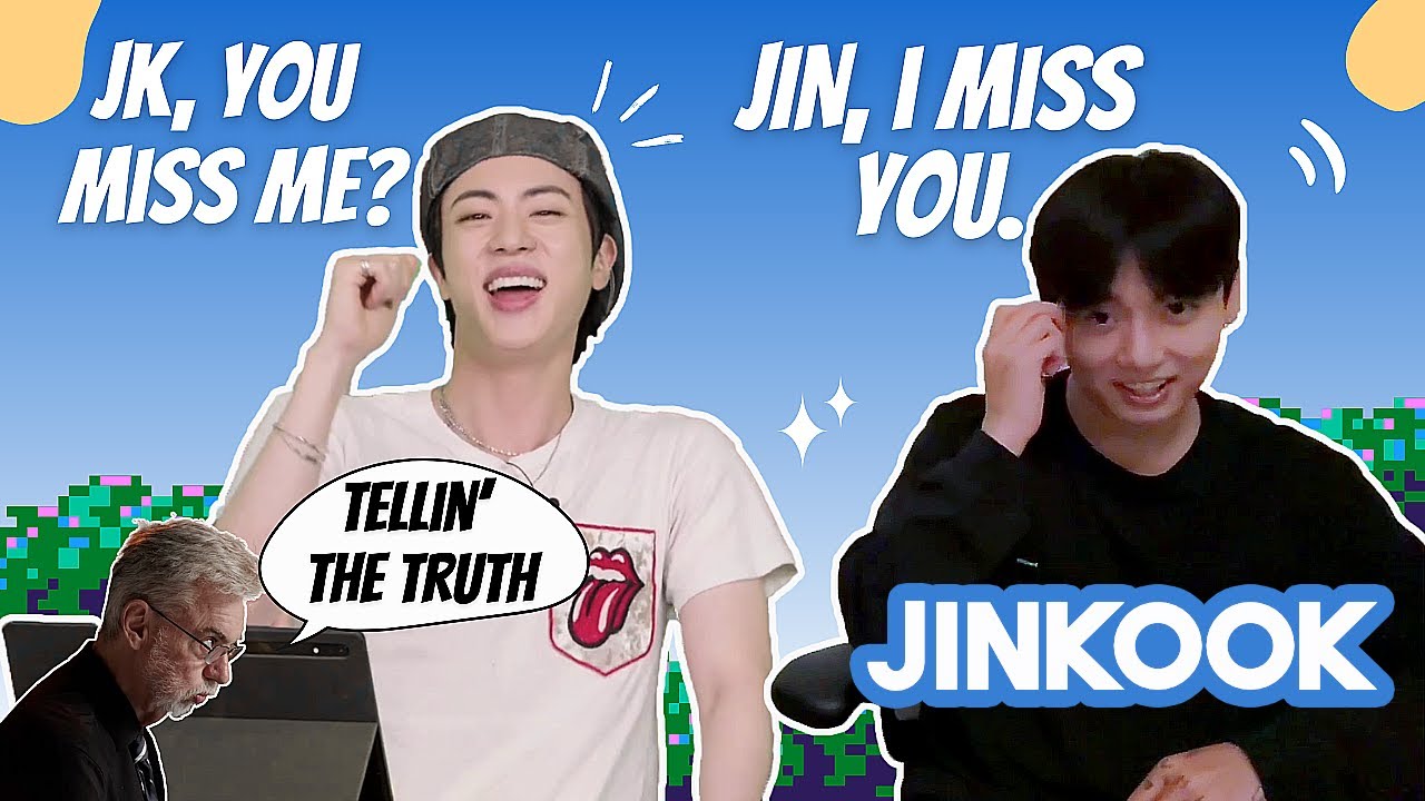 [ JinKook ]🐰 Jin, I Miss You | All of Jung Kook's Comments on Jin's Comeback Live (Echo)