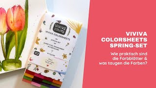Viviva Colorsheets - Spring-Set - Sind Die Farbblätter Praktisch Und Taugen Die Farben?