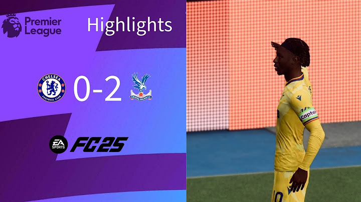 Eze stunner as Palace SHOCK Stamford Bridge 🤯 | Chelsea 0-2 Crystal Palace | FC 25 EPL Highlights