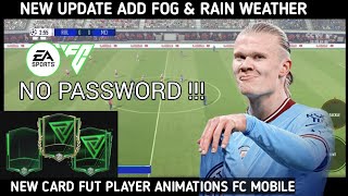 NEW PLAYER CARD AND ADDITIONAL WEATHER EFFECTS OF FOG AND RAIN TO MY DATA | FIFA16 MOD FC24 PS5
