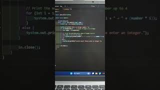 java for loop program with else statement #coding