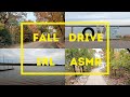 Fall leaves lake drive  walk with me  irl asmr