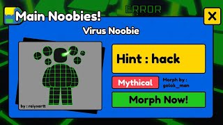 How to get VIRUS Noobie in FIND THE NOOBIES MORPHS [ CODE ] Roblox