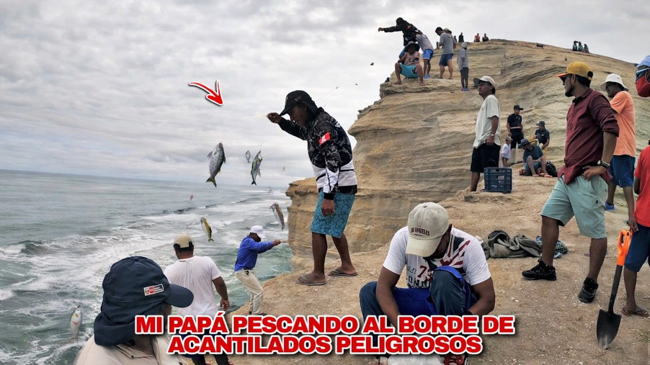 Mi Papá Participó en un torneo de Pesca al Borde de Acantilados peligrosos ¡Mira lo que Pasó!