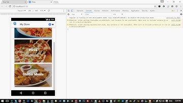 ionic2 shopping cart demo mobile app