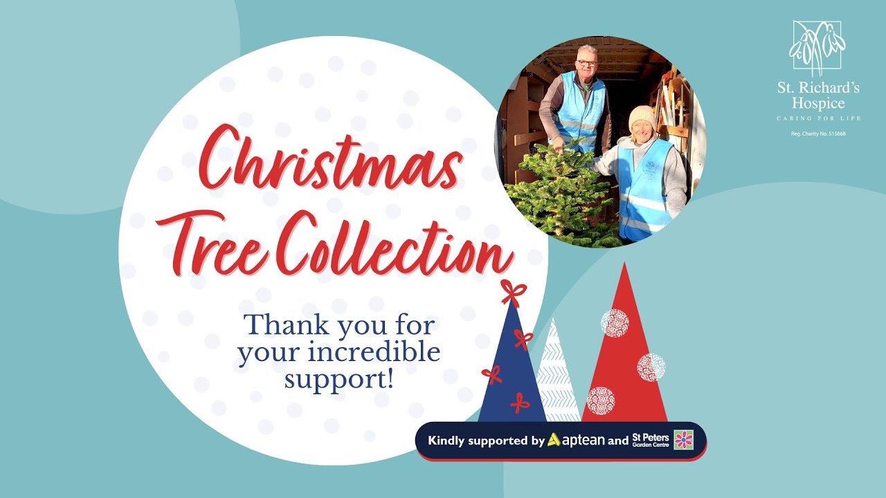 Christmas Tree Collection 2024 - St Richard's Hospice - YouTube