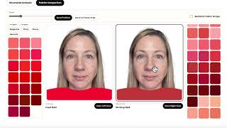 What Colors Look Best on Me? Virtual Color Analysis Demo