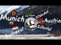 Snowboarding in Austrian Alps (kitzbuehel, Zillertal) + walking in Munich, Budapest 2020 March