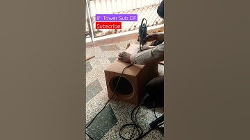 Thumbnail of DIY Subwoofer | 8" Tower | BIA | Dayton #shorts