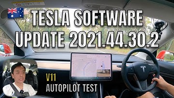 TESLA SOFTWARE UPDATE 2021.44.30.2 | TESLA V11 AUTOPILOT TEST DRIVE