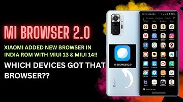 Xiaomi added Mi Browser 2.0 in India ROM 💯💯 | How to uninstall Opera Browser now in India ROM! 💥💥