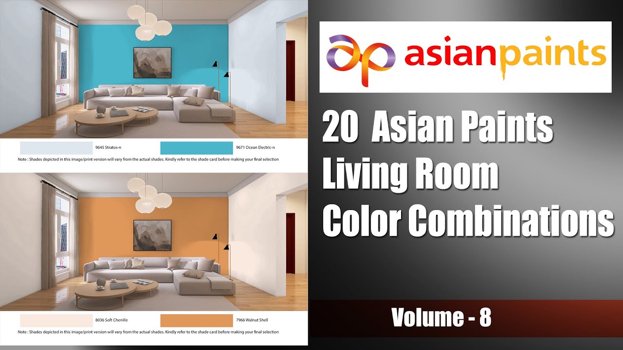 Asian Paints Living Room Color combinations with codes # ...