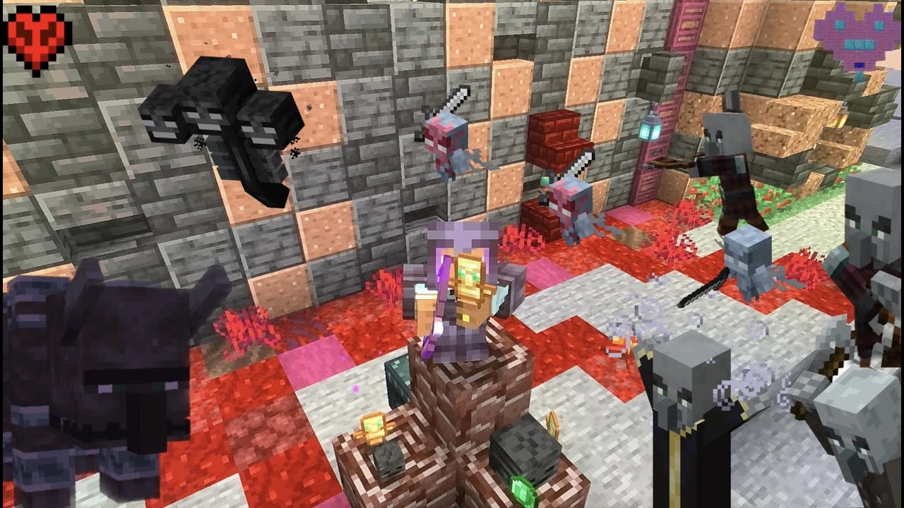 Defending my epic base from a raid in hardcore Minecraft - YouTube