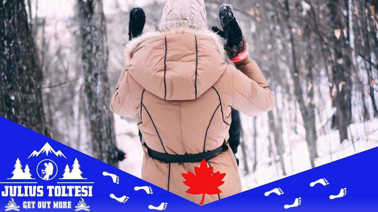 Snowshoeing in Quebec - beautiful trails in St-Adolphe D'Howard - Winter hiking