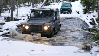 Нива вне закона против Land Rover Defender. Зимний тест-драйв.