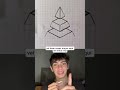 🎨🖌️ Faça um triângulo 3D flutuante e impressione! Técnica simples com resultado incrível!