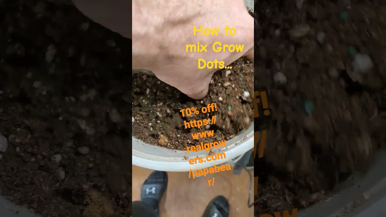 How to mix Grow Dots 