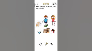 Brain Out Chapter 61 Help them get on a blind date successfully Can you pass it #gamingplay #gaming