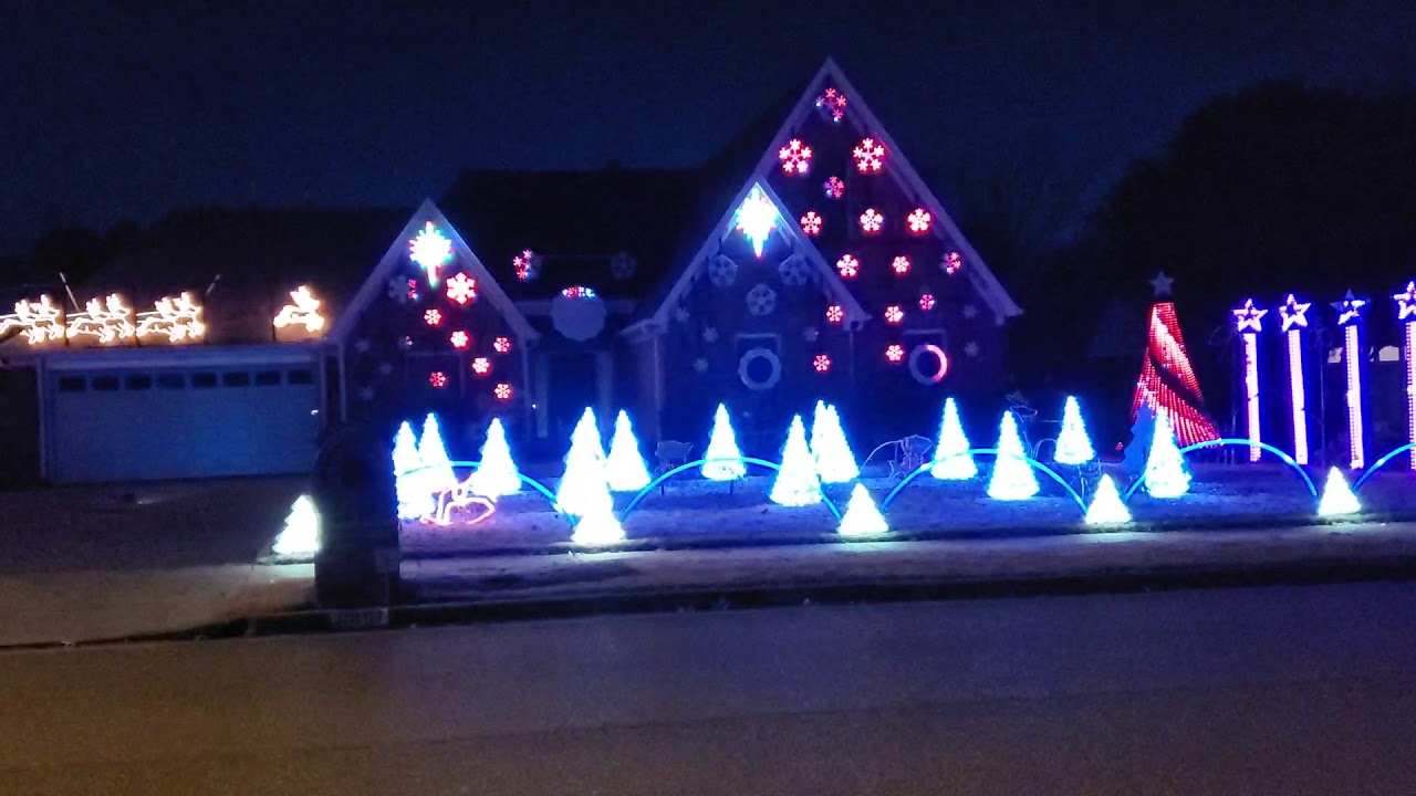 Bartlett Christmas Lights 2020 5 YouTube