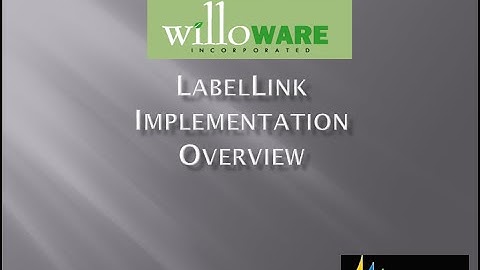 WilloWare LabelLink for Microsoft Dynamics GP - Technical Training