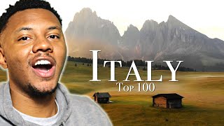 AMERICAN REACTS To Top 100 Places To Visit In Italy