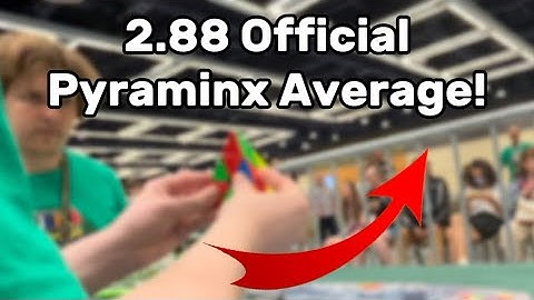 2.88 Official Pyraminx Average! (105th at Worlds 2025)