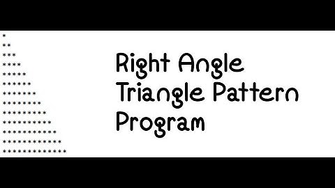 Java/BlueJ Program To Print Right Angle Triangle Pattern | CodingMachine | Pattern#1