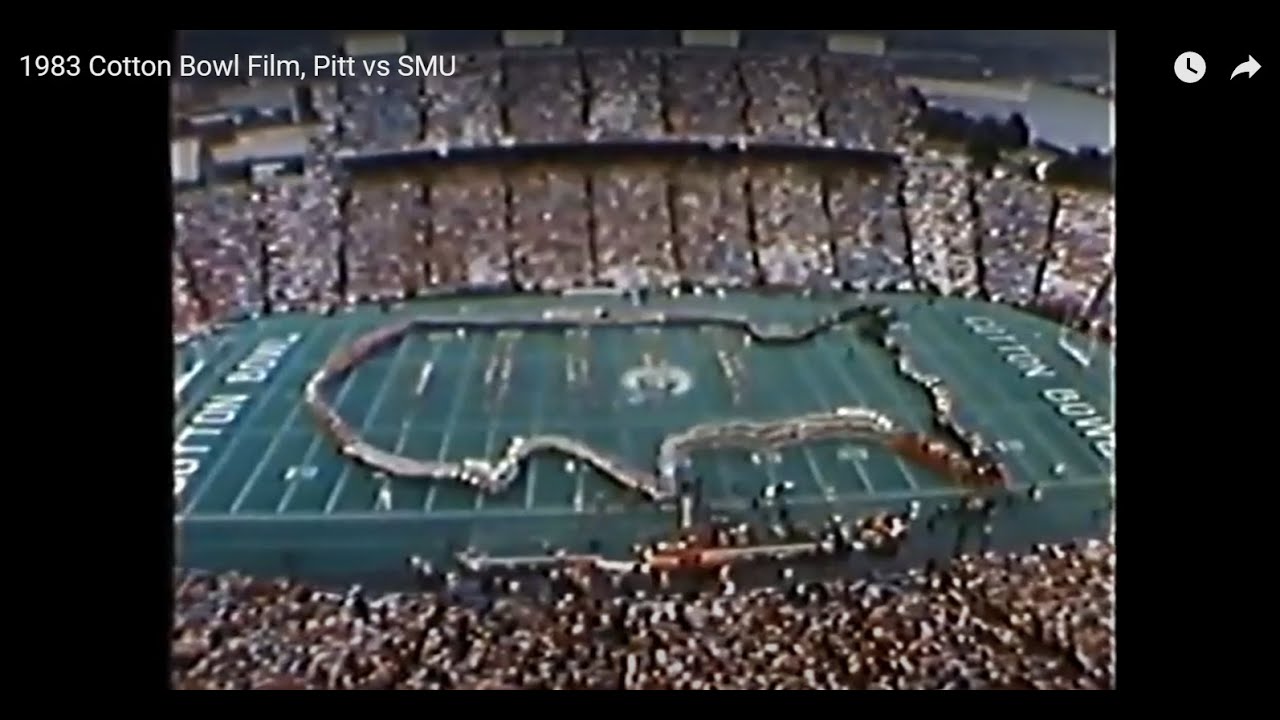 1983 Cotton Bowl Film, Pitt vs SMU YouTube
