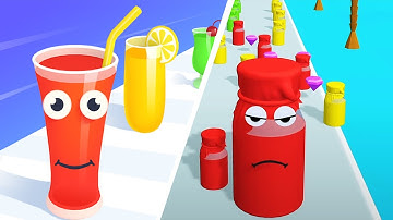 Juice Run 💋🥤🧃 All Levels | Android,IOS gaming app ( part 2 )
