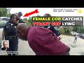 Tyrant Cop Assaults Disabled Man On Camera Then Gets Caught Lying To Female Cop About Business Card