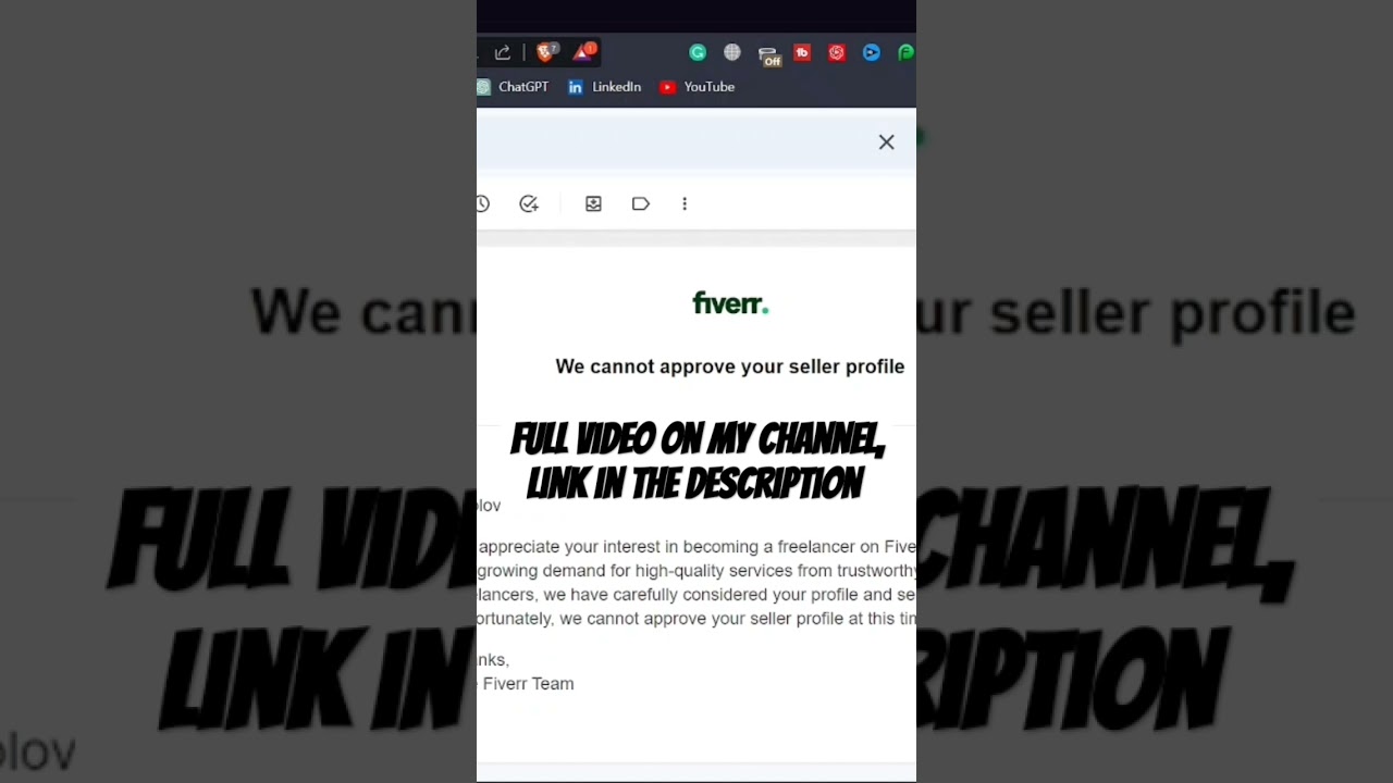Fiverr Seller Account Approved 