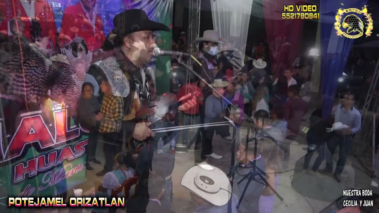 HALCON HUASTECO tema EL TAO TAO Y MARIZOL Y ROSARIO  gandiosa boda de CECILIA Y JUAN EN POTEJAMEL OR